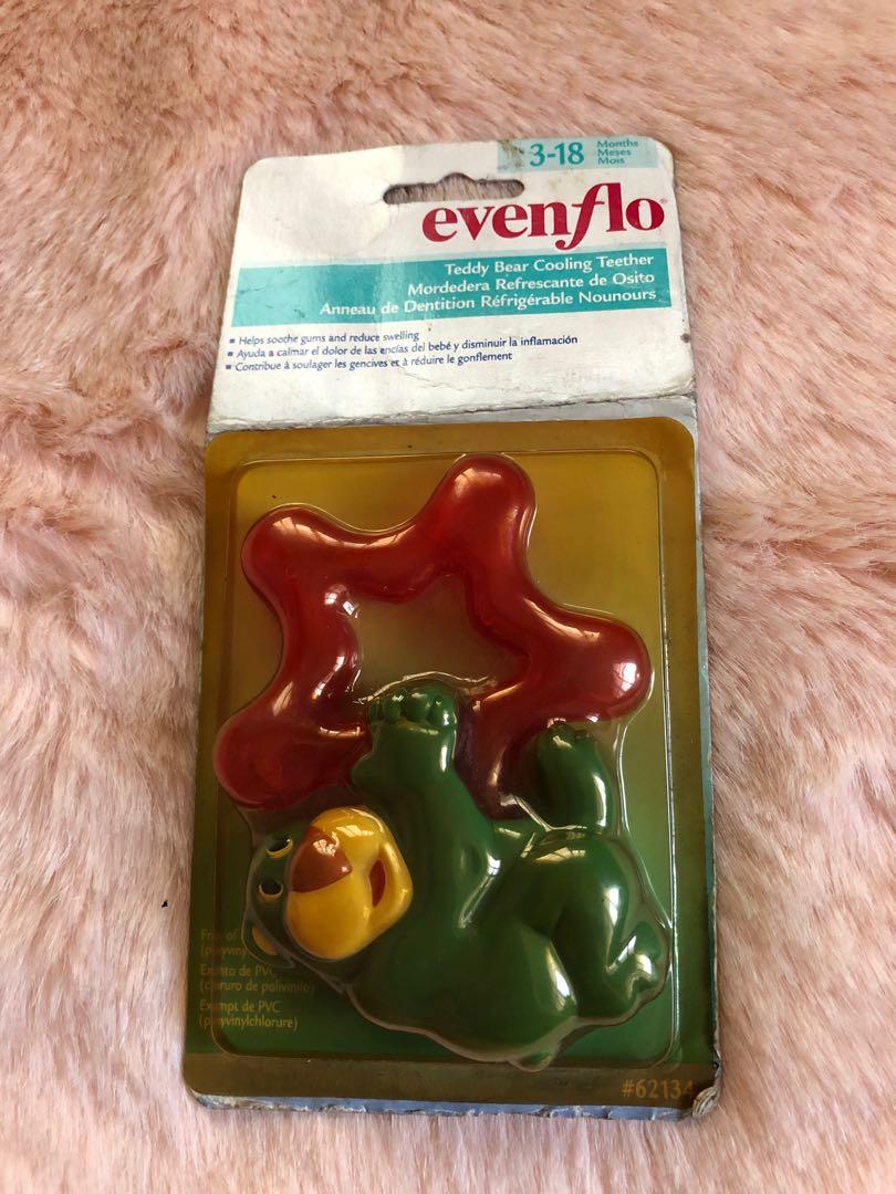 Evenflo Teddy Bear cooling teether (Category: Infant Playtime) located in Manila. Submitted by bondea (Listing ID 1006859194, Image 1). Description: Brand new sealed, for 3-18 mos old Helps soothe gums and reduce swelling.. can do COP for you for only P95 via LBC .