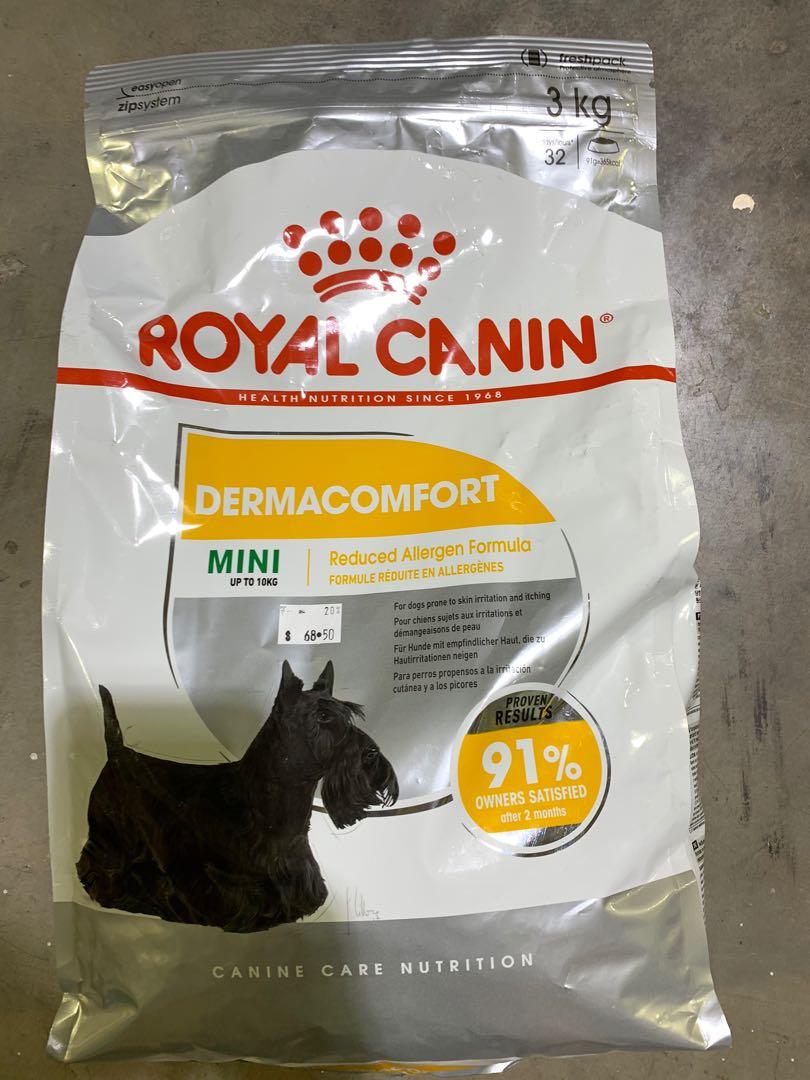 Fast Delivery 3kg Royal Canin Mini Up To 8kg Dermacomfort Dog Food Ample Stocks No Need To Wait Pet Supplies For Dogs Dog Food On Carousell