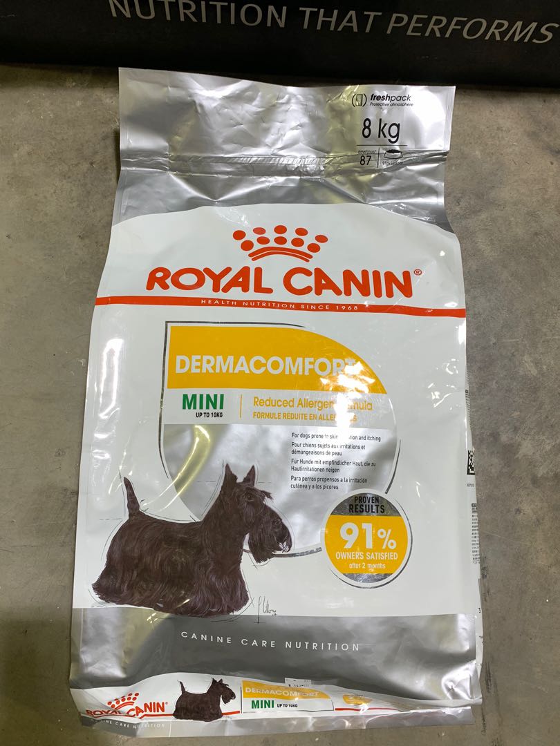 Fast Delivery 8kg Royal Canin Mini Dermacomfort Dog Food Pet Supplies For Dogs Dog Food On Carousell