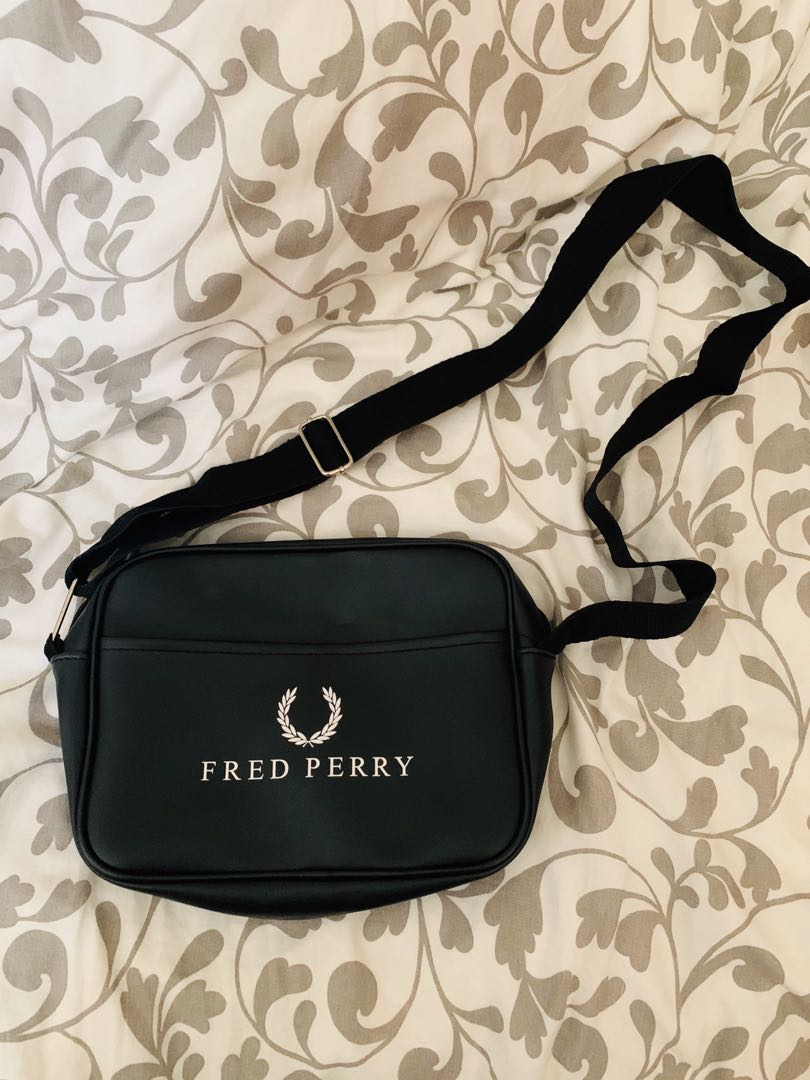 Fred perry saffiano overnight bag online