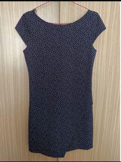 Free ongkir Top Quality Navy Blue  Zara dress #thr2020