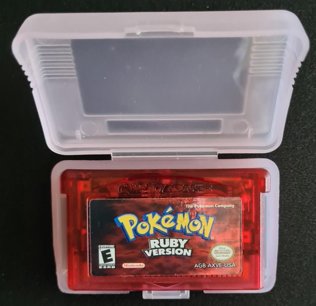 Gameboy Advance Pokemon Ruby Version, Video Gaming, Video Games