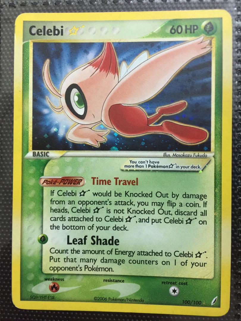 Gold Star Celebi Pokemon Tcg Toys Games Board Games Cards On Carousell