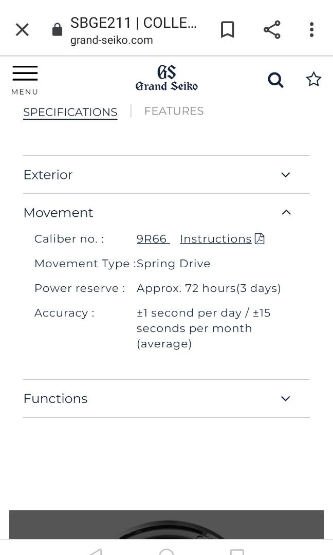 Grand Seiko Heritage Collection (41mm), Luxury, Watches on Carousell