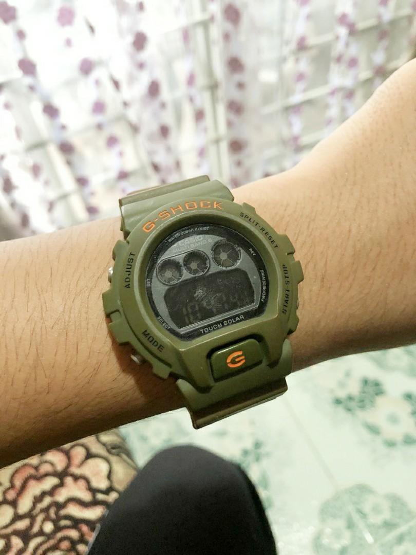 G shock discount dw 6900 green