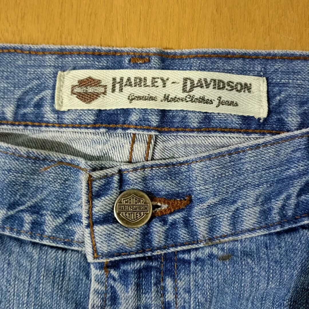 Harley Davidson Jeans Fesyen Pria Pakaian Bawahan Di Carousell