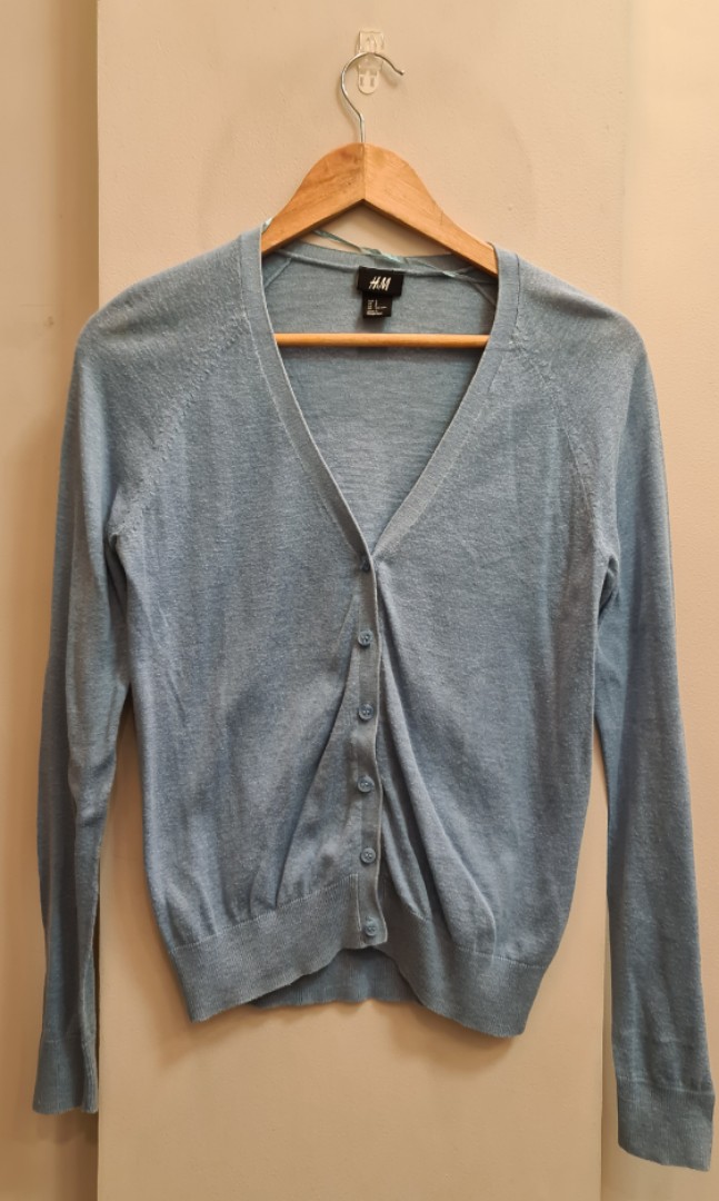 light blue cardigan womens