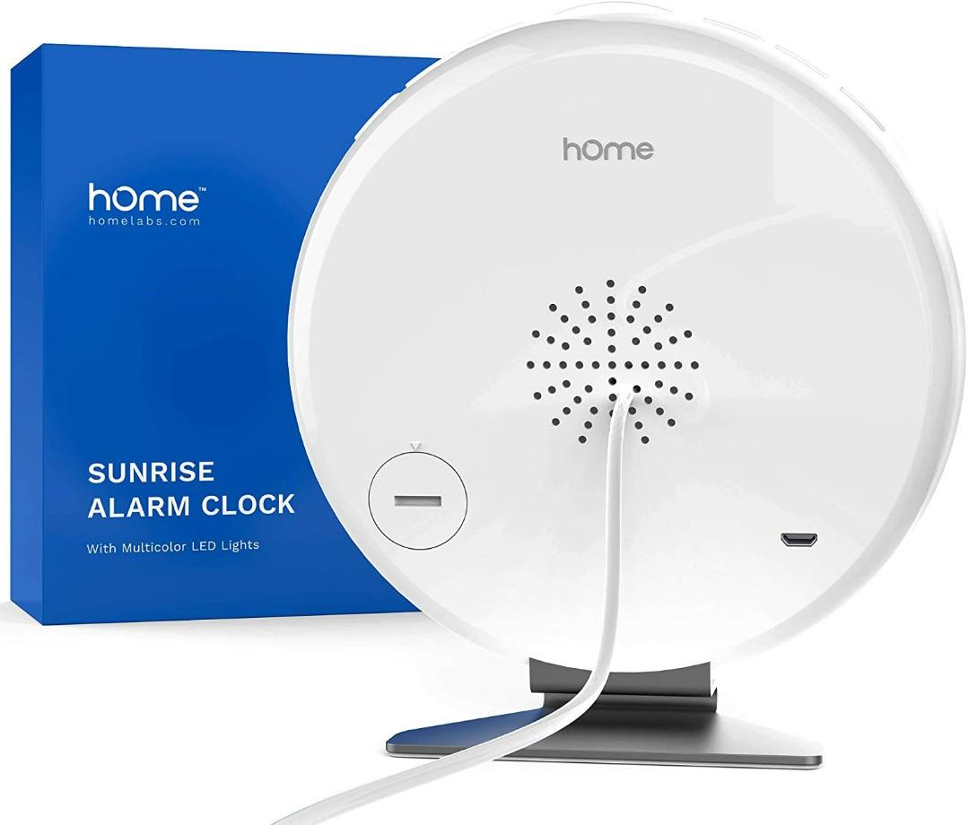 hOmeLabs Sunrise Alarm Clock Digital LED Clock with 6 Color Switch
