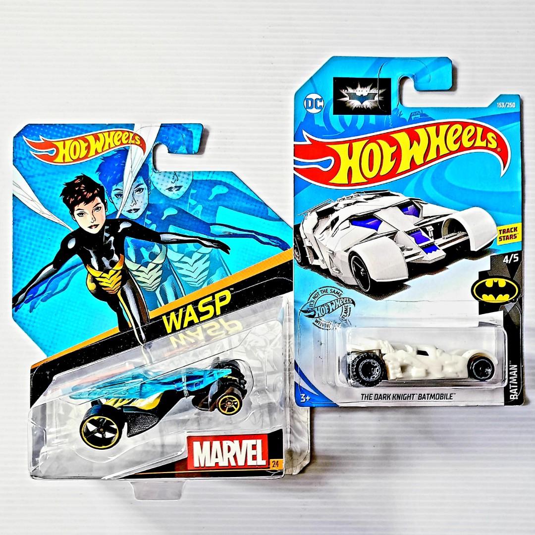 Hot Wheels The Dark Knight Batman Batmobile Marvel Wasp Ant Man Hotwheels Character Cars