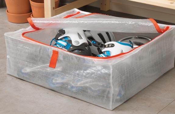 Ikea Storage Case (Category: Storage Boxes & Baskets) located in Quezon City. Submitted by disco_10 (Listing ID 1006939979, Image 3). Description: Can be folded flat when not in use Dimension: 55cm W x 49cm D x 19cm H .