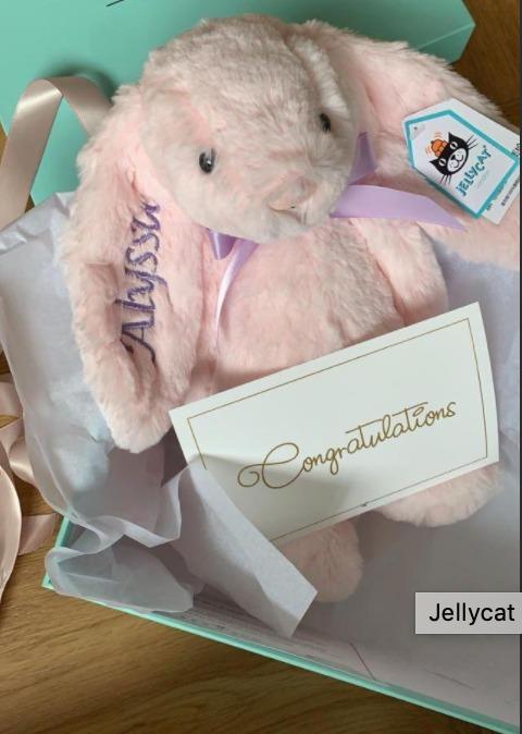 jellycat peach bunny