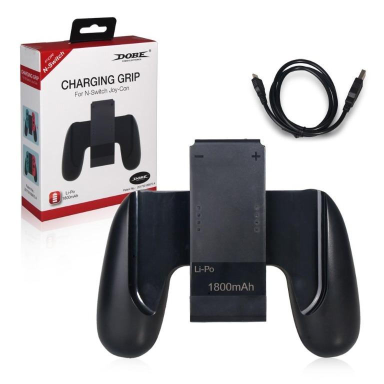 joy con charging grip how to use