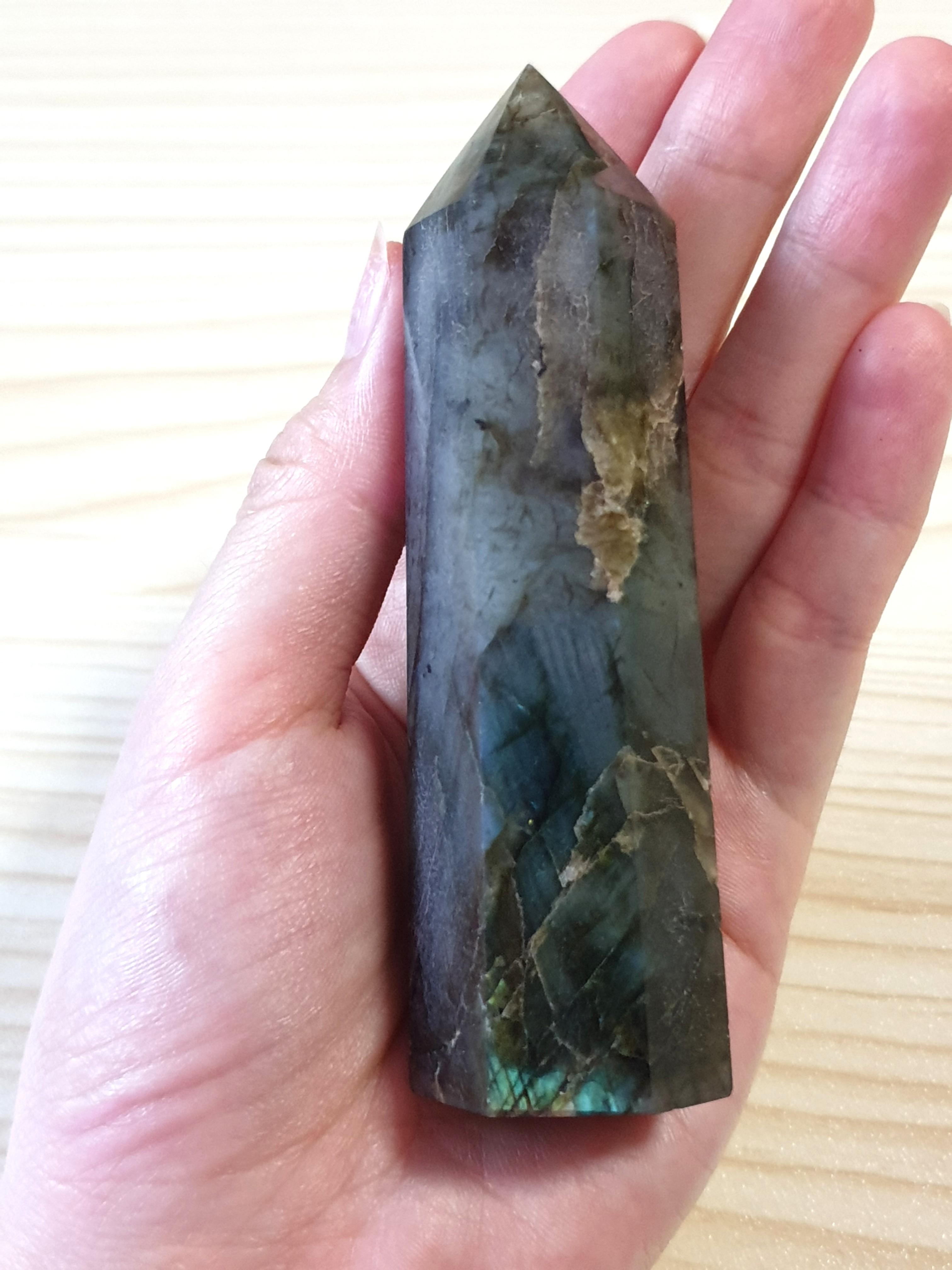 Labradorite Crystal Pointer (Category: Everything Else) located in Singapore. Submitted by citrusgrass (Listing ID 1006966927, Image 2). Description: Natural.