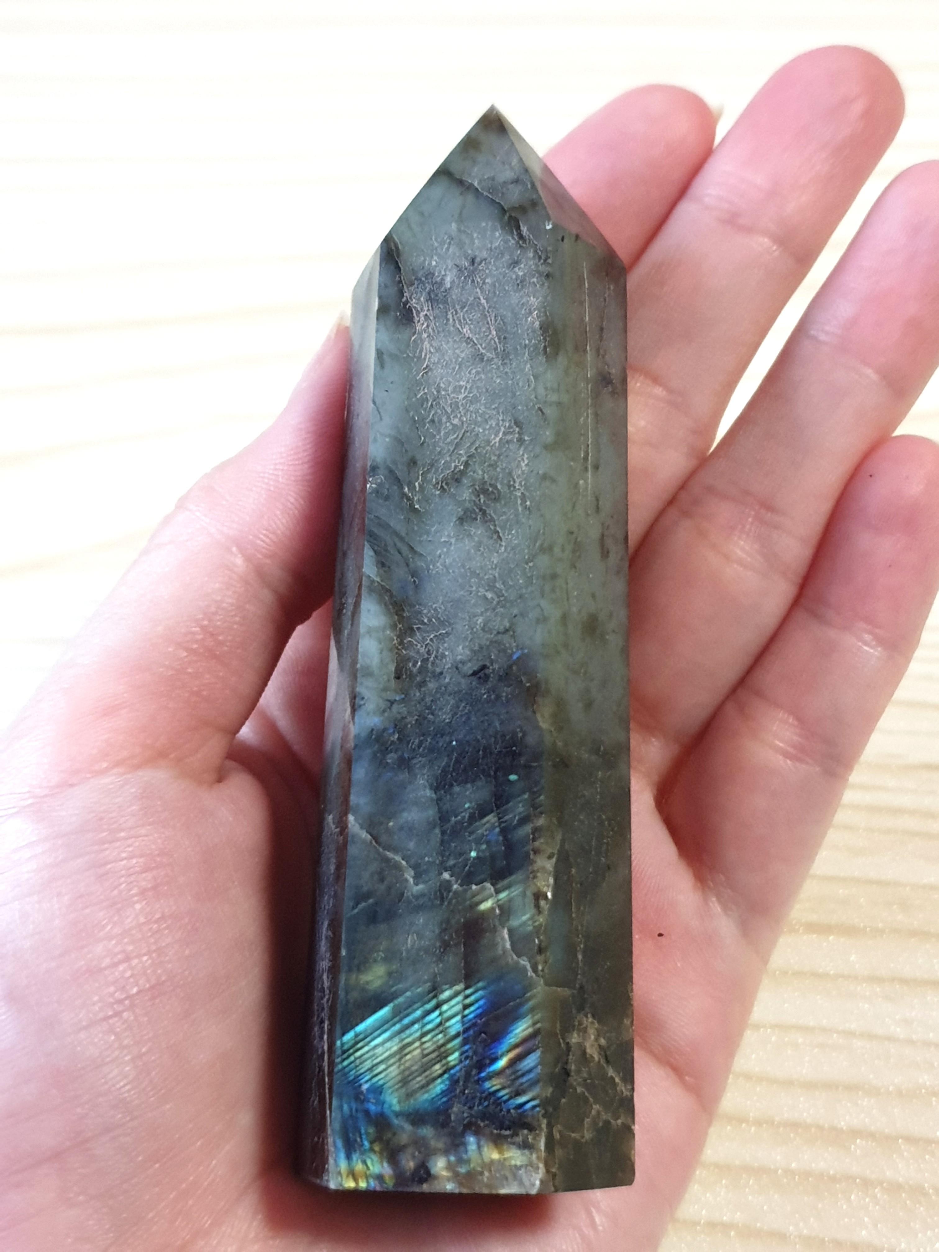 Labradorite Crystal Pointer (Category: Everything Else) located in Singapore. Submitted by citrusgrass (Listing ID 1006966927, Image 1). Description: Natural.