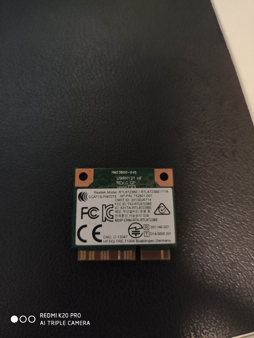 Laptop Bluetooth And Wifi Card Realtek Rt8723be Electronics Computer Parts Accessories On Carousell
