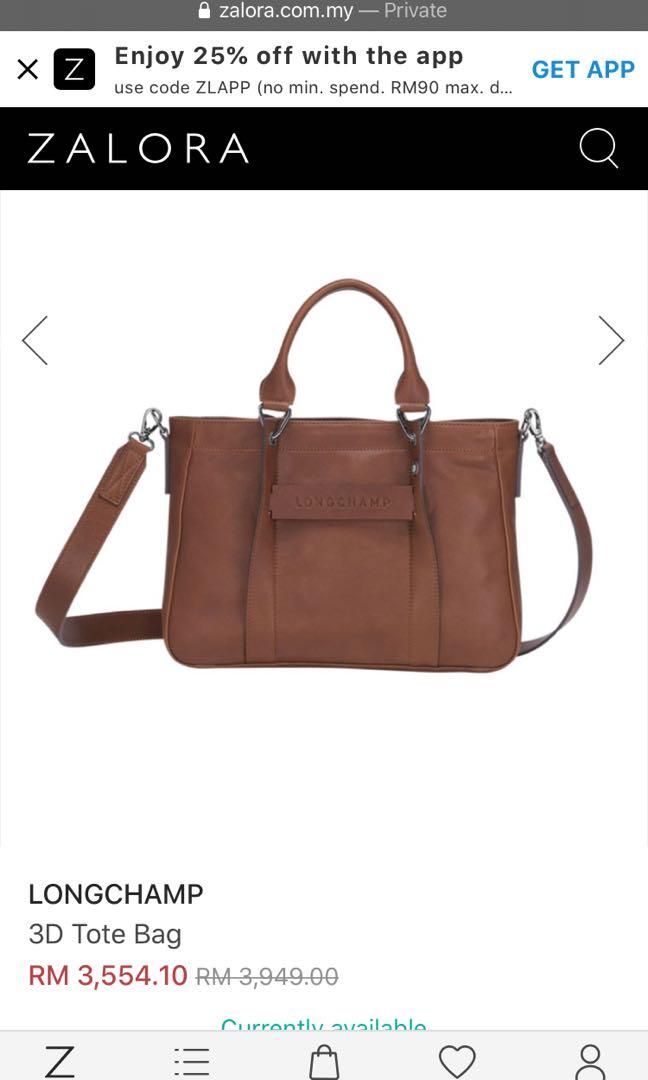 Longchamp 3d 2025 tote bag m