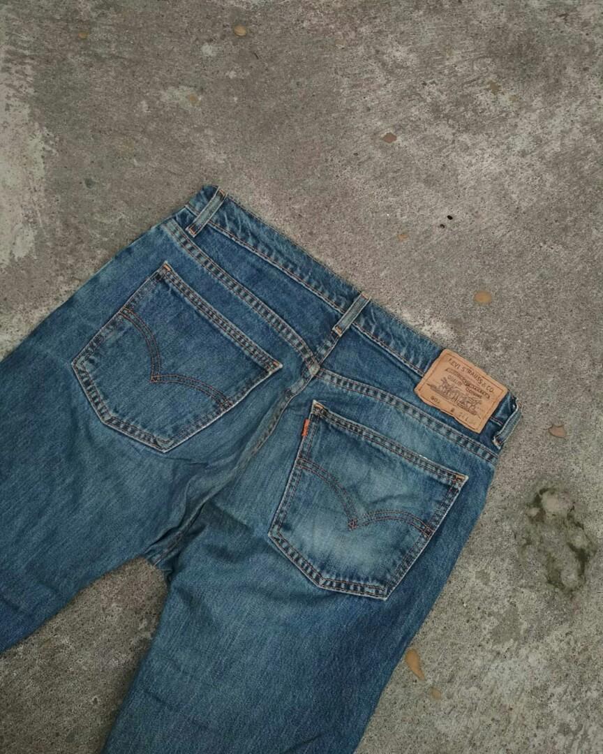 levis 607 orange tab