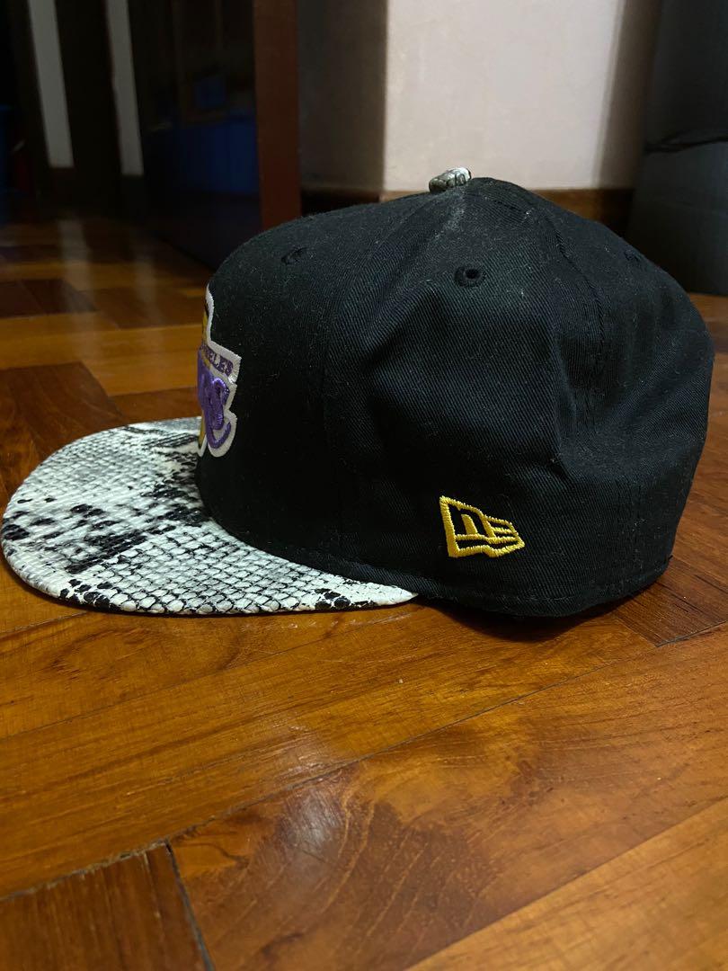 Half Damaged Los Angeles Lakers 9FORTY Cap