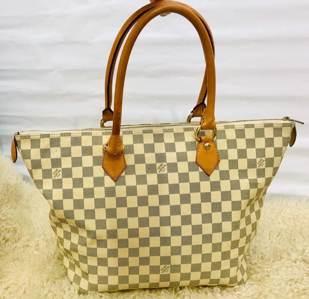 LV Saleya PM Damier Azur, Women's Fashion, Bags & Wallets, Shoulder Bags on  Carousell