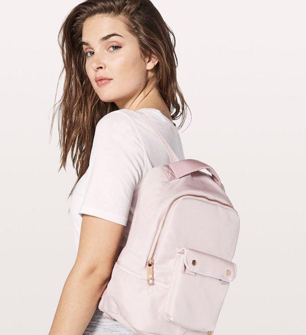 lululemon pink backpack