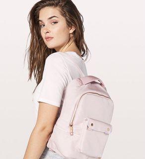 pink lululemon backpack