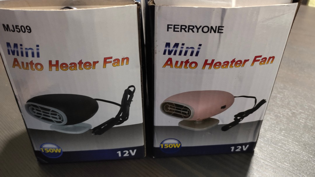 MINI AUTO HEATER FAN (FERRYONE MJ509), Furniture u0026 Home Living, Lighting u0026  Fans, Fans on Carousell