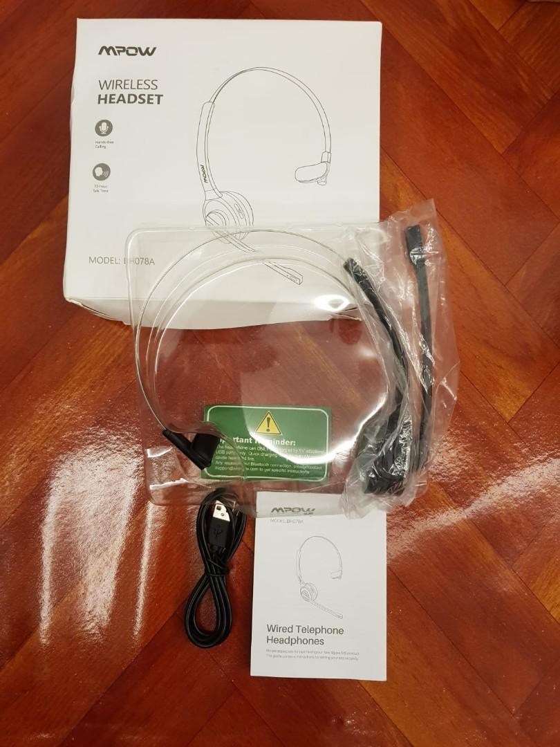 MPOW BH078AB Bluetooth Headset Titanium Colour