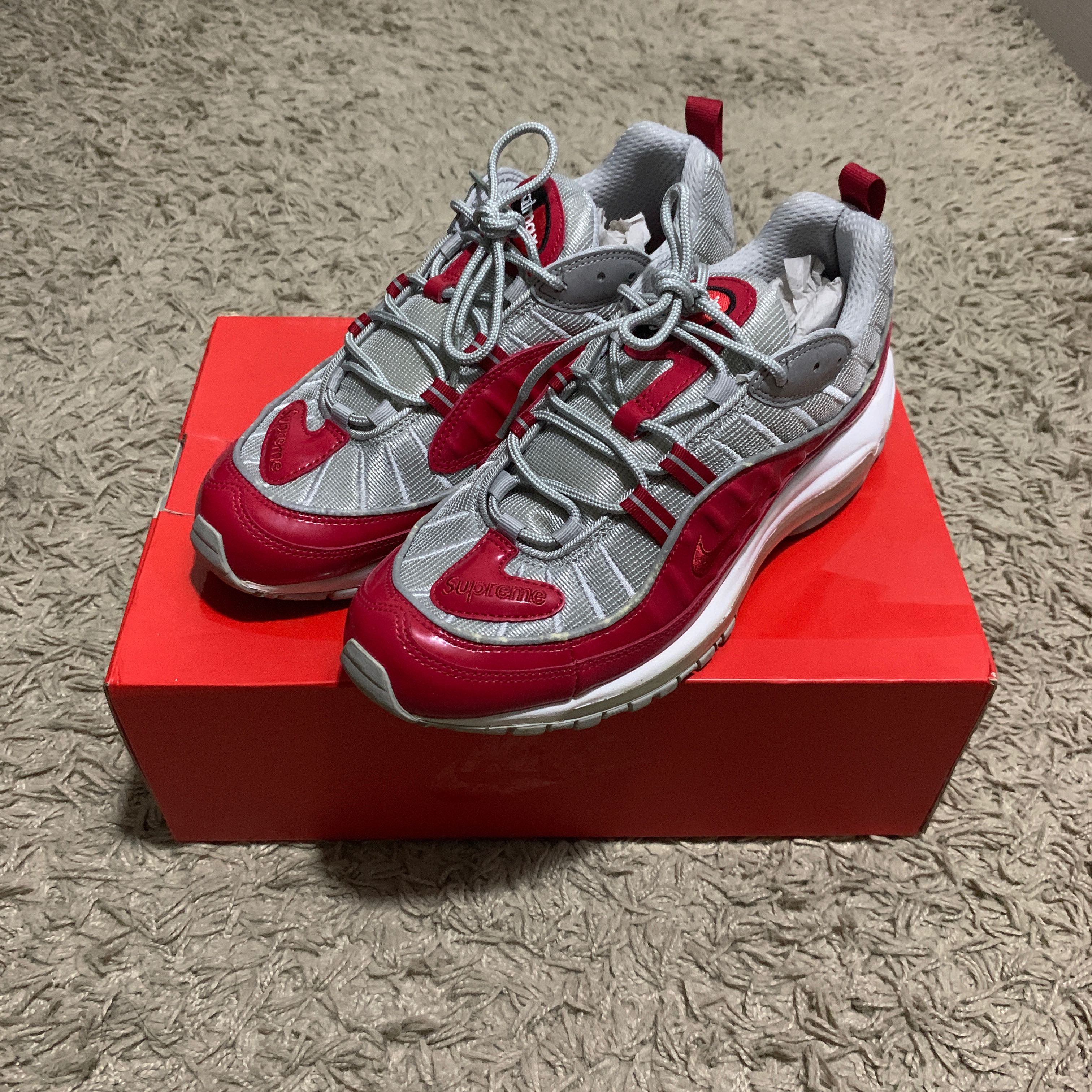 nike air max 98 supreme red