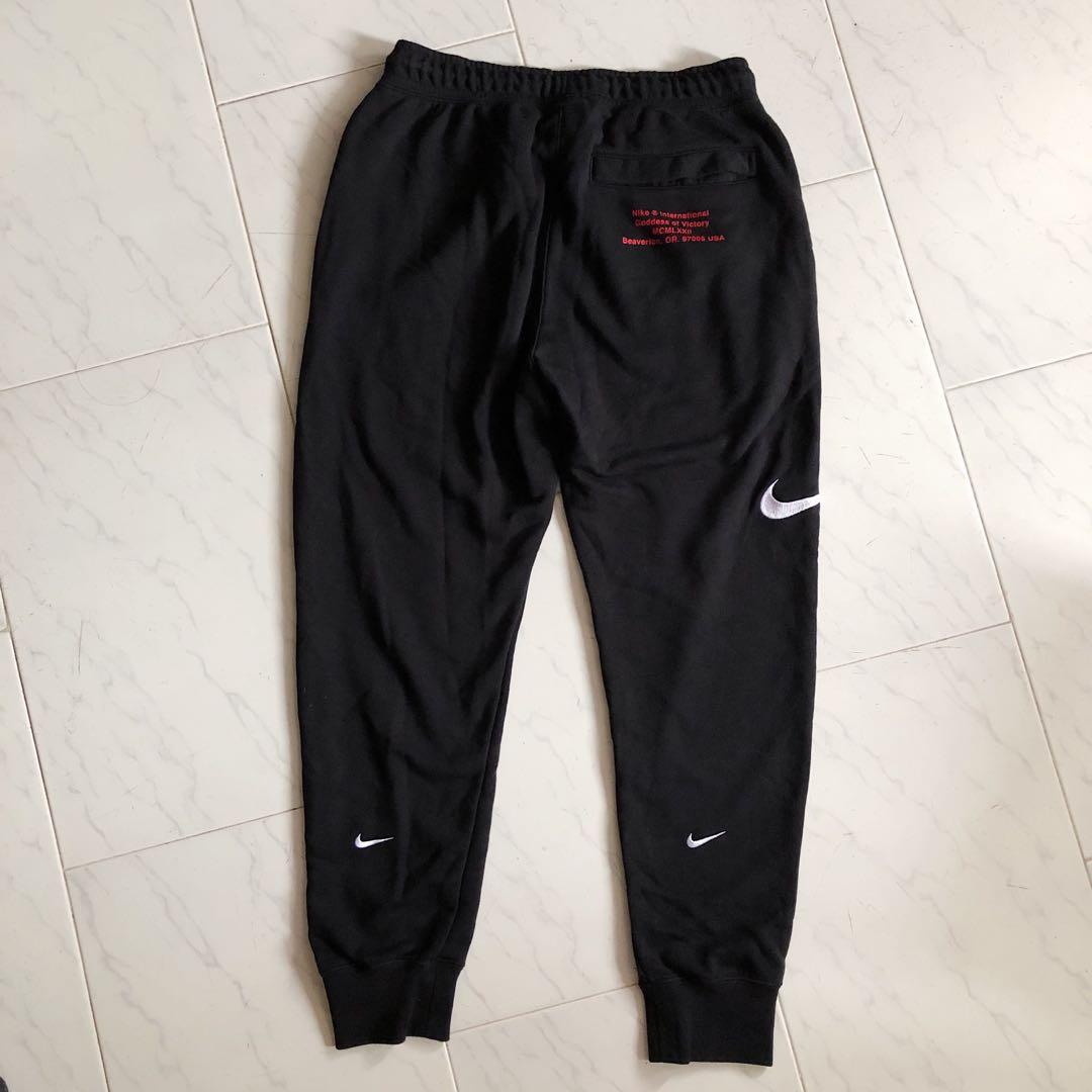 mens nike double swoosh joggers