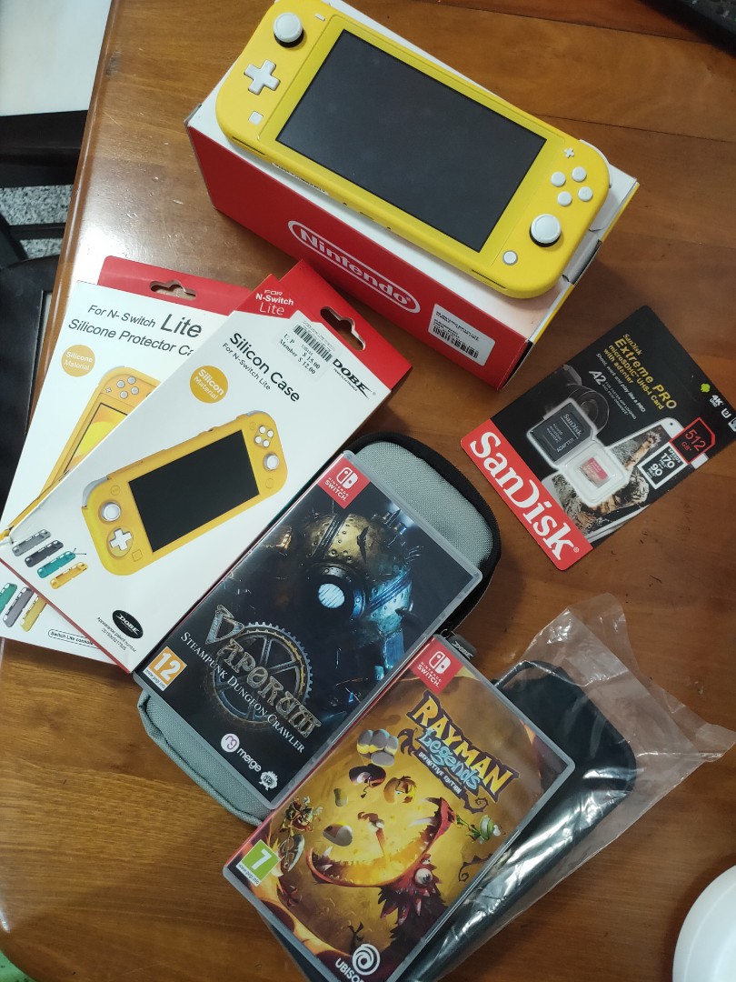 NINTENDO SWITCH LITE BUNDLE (FREE STUFF AND DELIVERY) ANY LOCATION
