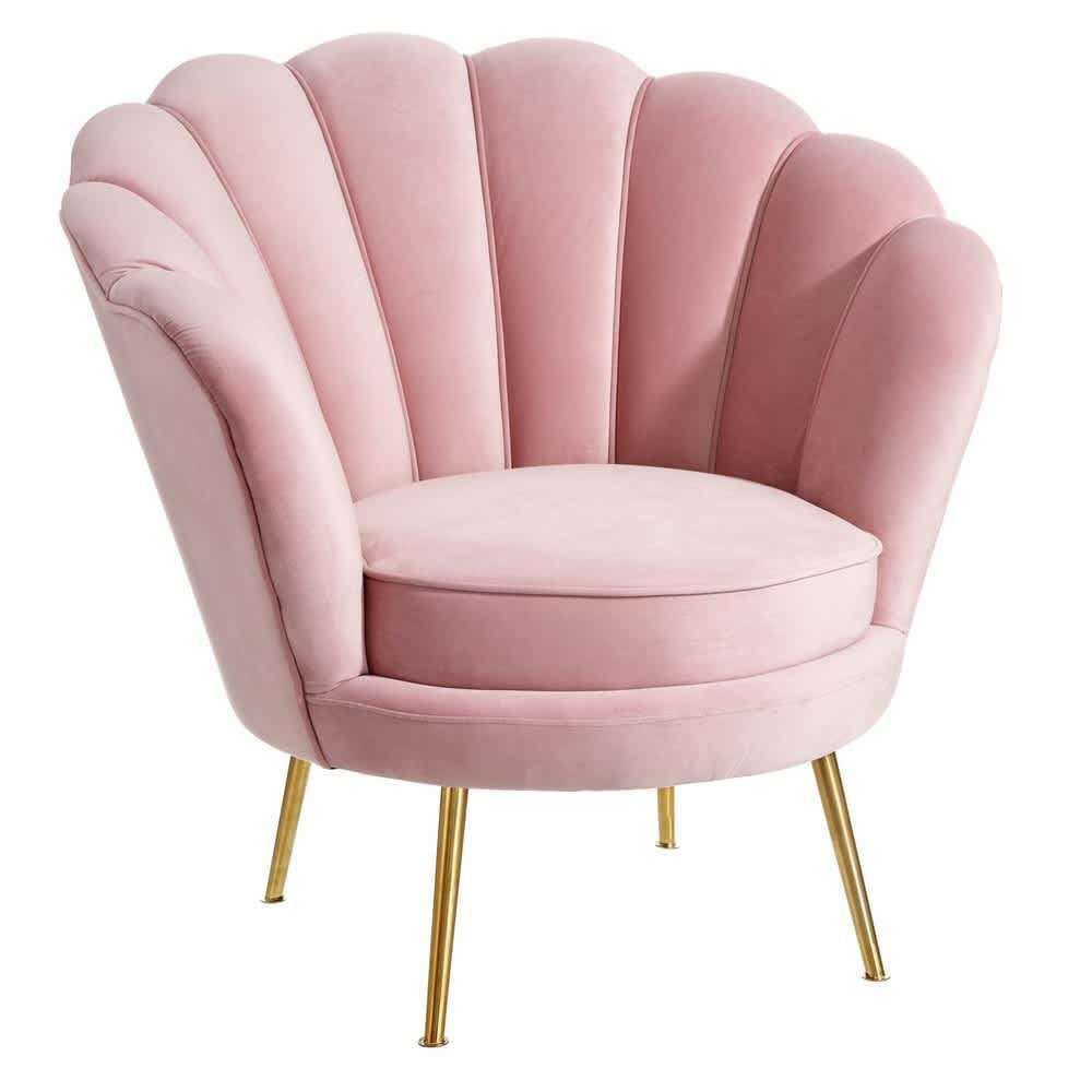 Pink chair sales sofa