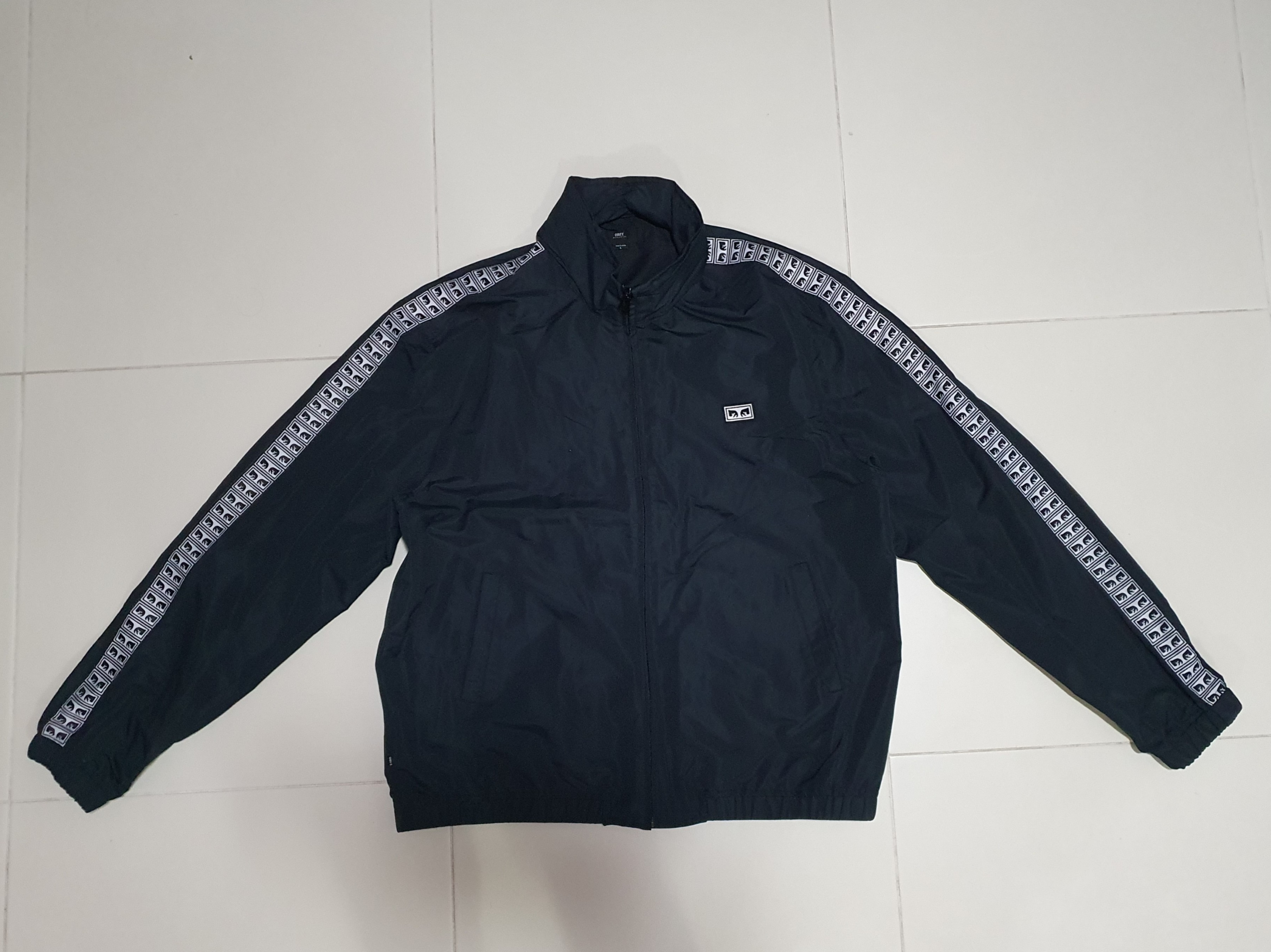 Obey eyes shop track jacket