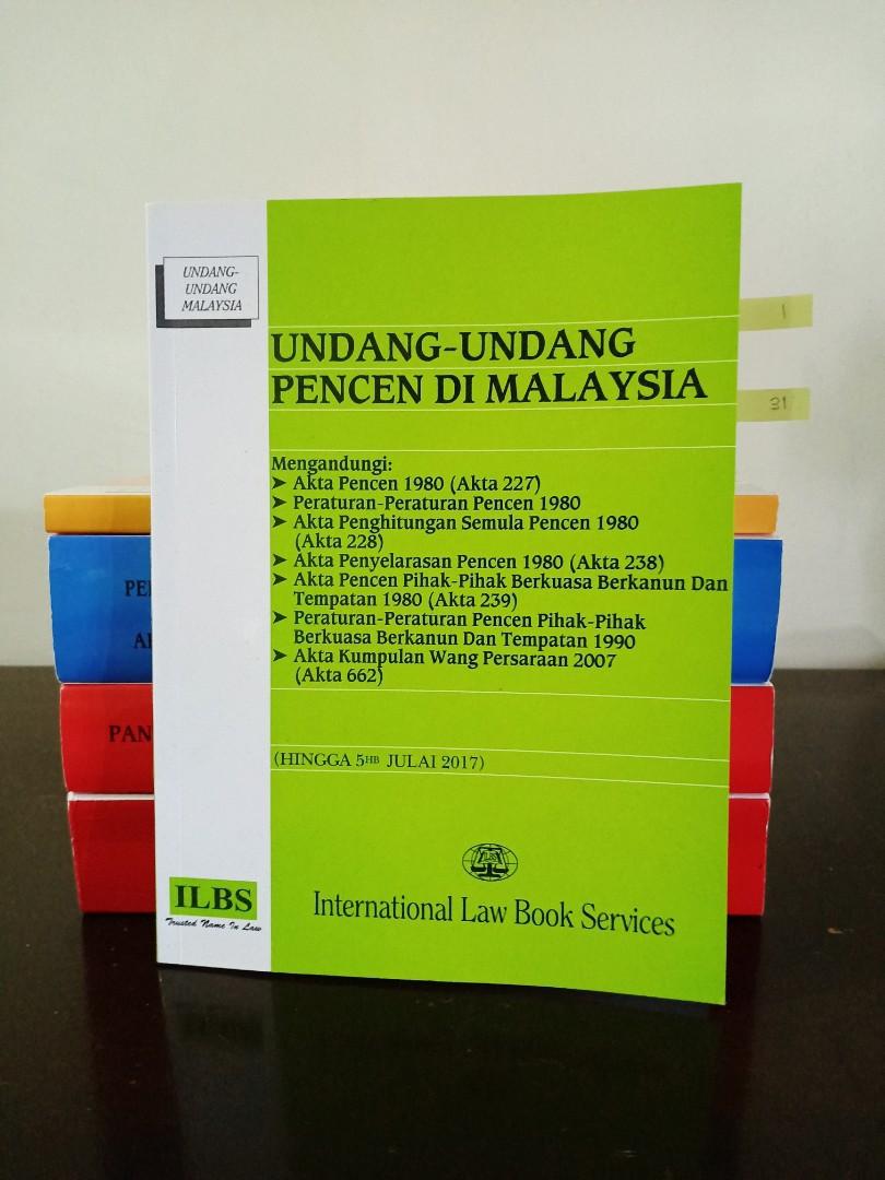 Peperiksaan Kerajaan Undang Undang Pencen Di Malaysia Textbooks On Carousell