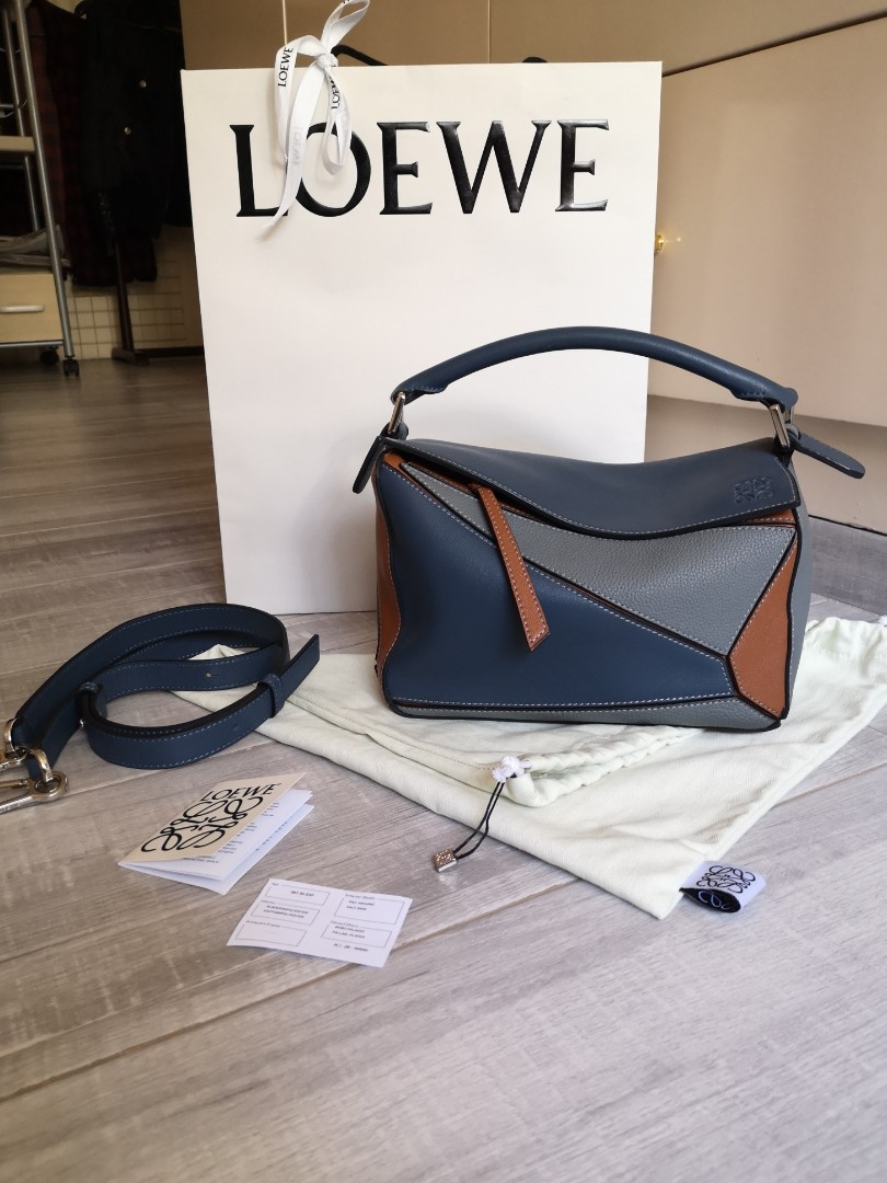 Php 156 900 Loewe Authentic Tri Color Puzzle in Small
