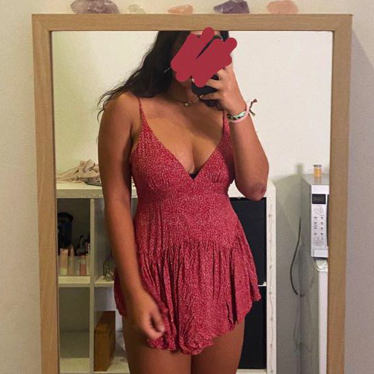 Princess polly red romper