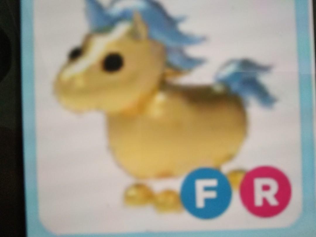 Roblox Adopt Me Golden Unicorn Toys Games Video Gaming In - golden unicorn adopt me roblox
