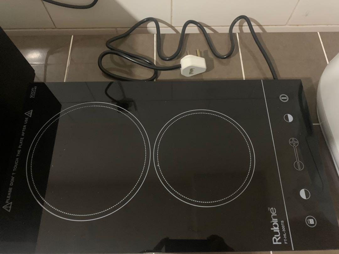 Rubine Electric Ceramic Hob Induction Cooker like new TV Home