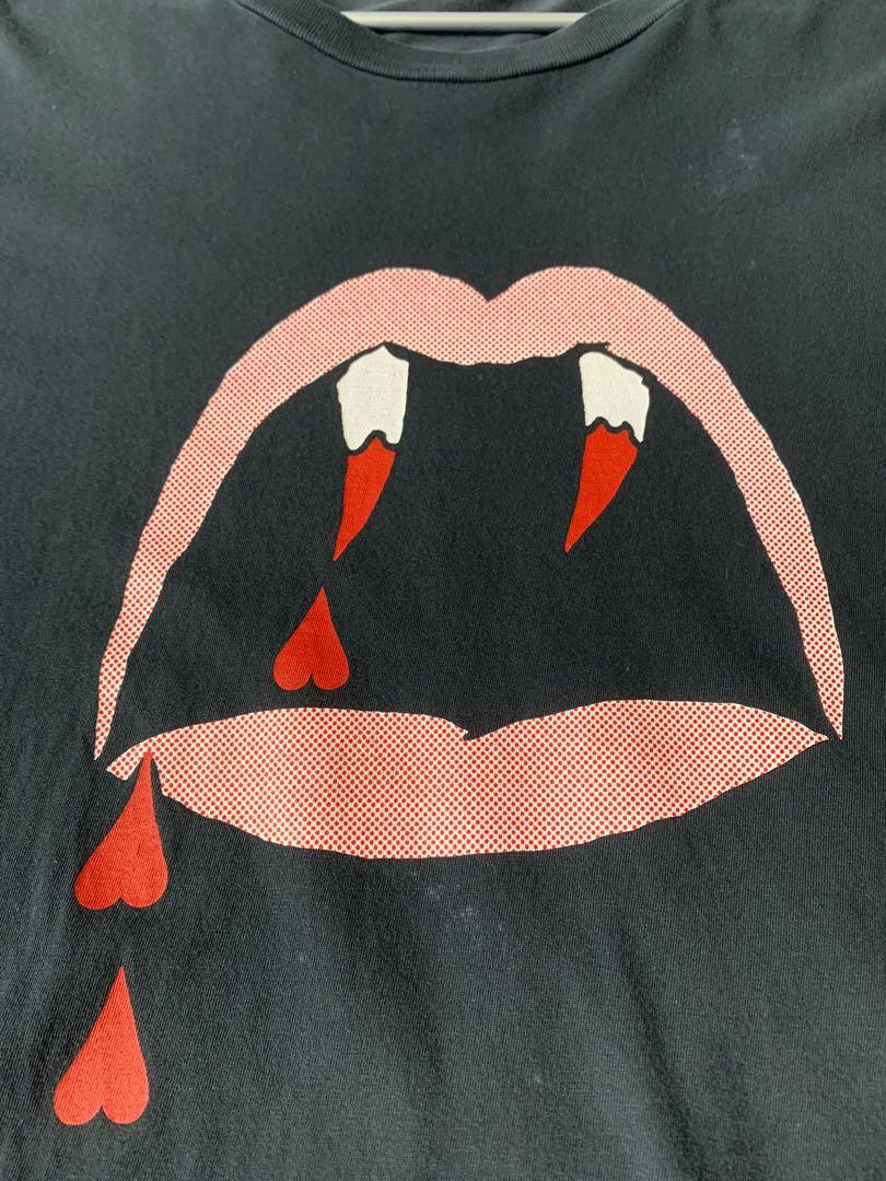 Saint laurent blood luster tee top