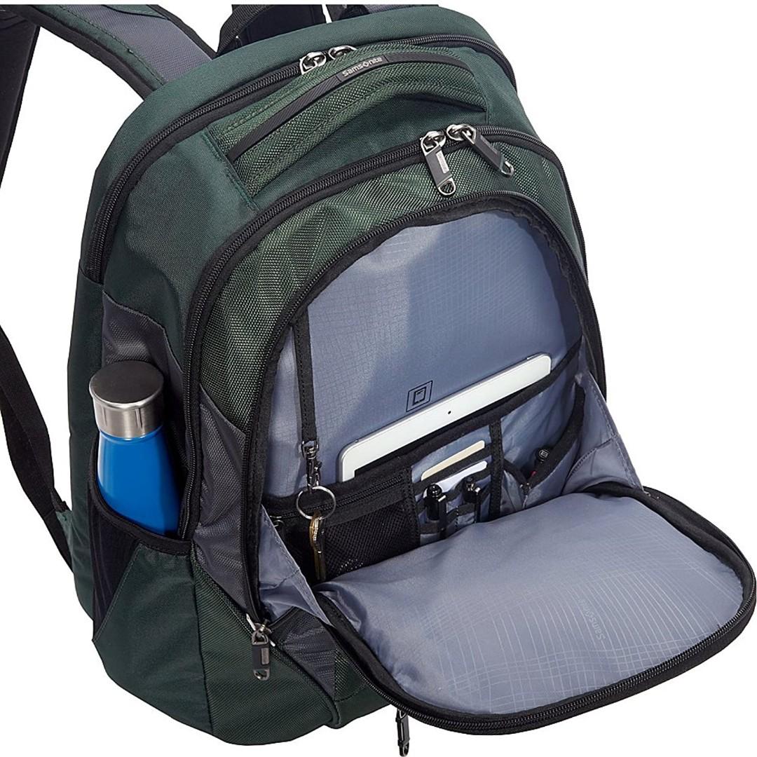 Samsonite UBX Commuter Backpack Dark Olive Green Authentic and