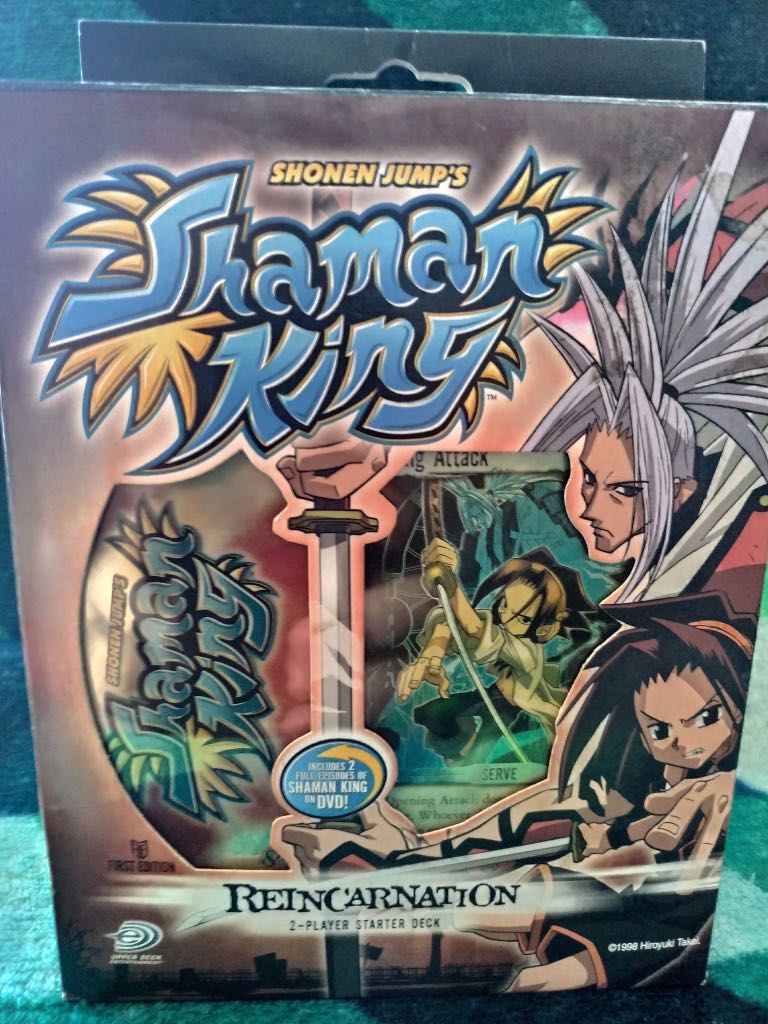 1998 for sale online Shonen Jump Shaman King Reincarnation 2 Player CCG Starter Deck 1st Ed 