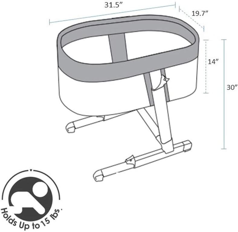 simmons bedside bassinet