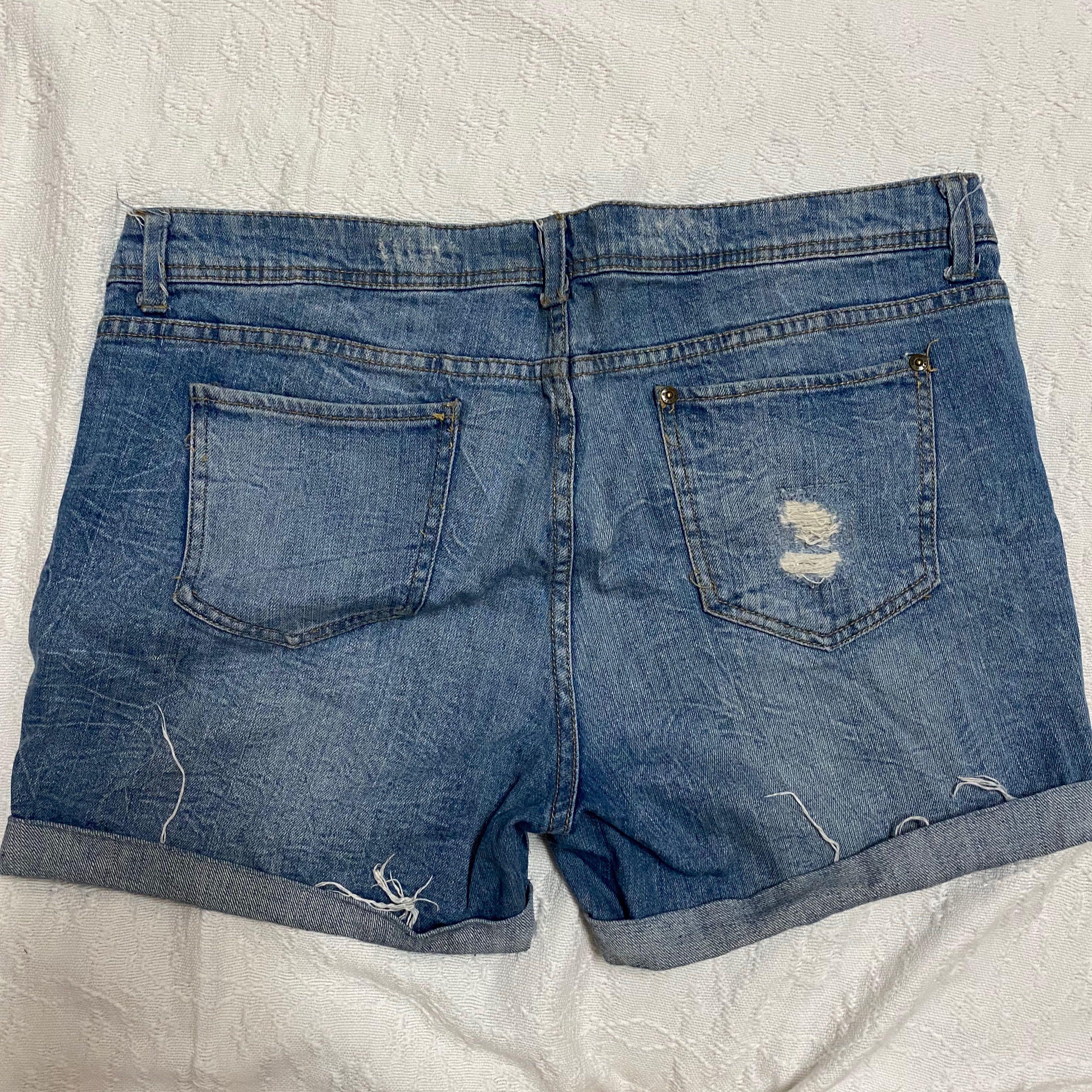 Size 18 denim shorts clearance