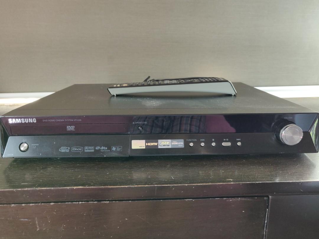 Slightly Used Samsung Home Cinema Htx30 Dvd Player 5 1 Capable Electronics Others On Carousell