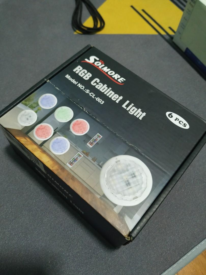 Solmore rgb store cabinet light