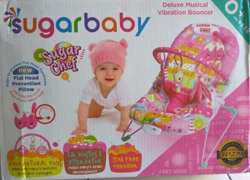 Sugar Baby Deluxe Musical Vibration Bouncer Segel Babies Kids Others On Carousell