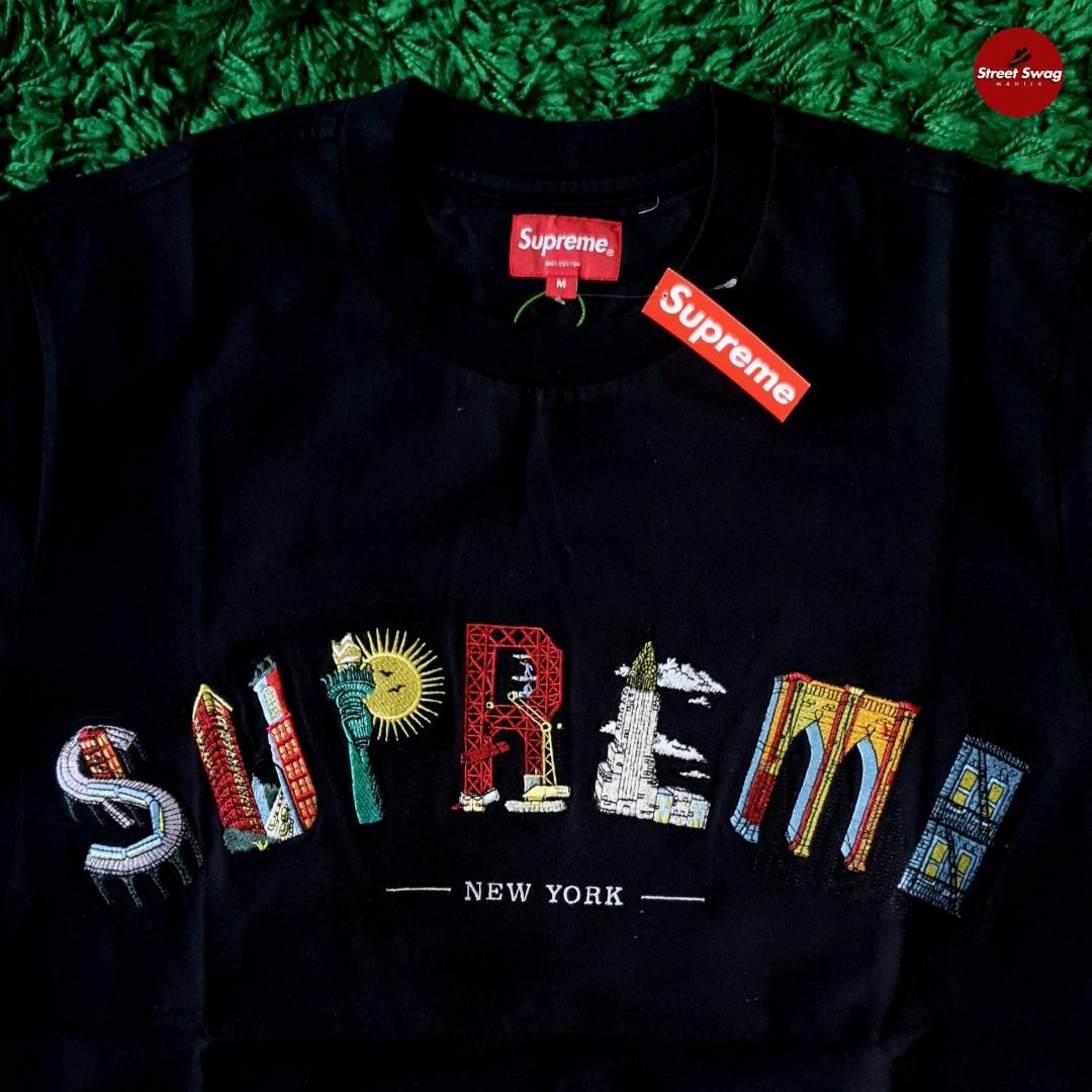 Supreme city hot sale arc tee black