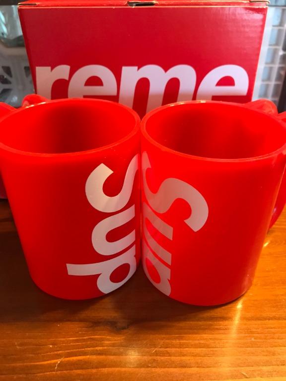 Supreme Heller Mugs (Set of 2) 馬克杯紅色現貨一組兩入, 家具及居家