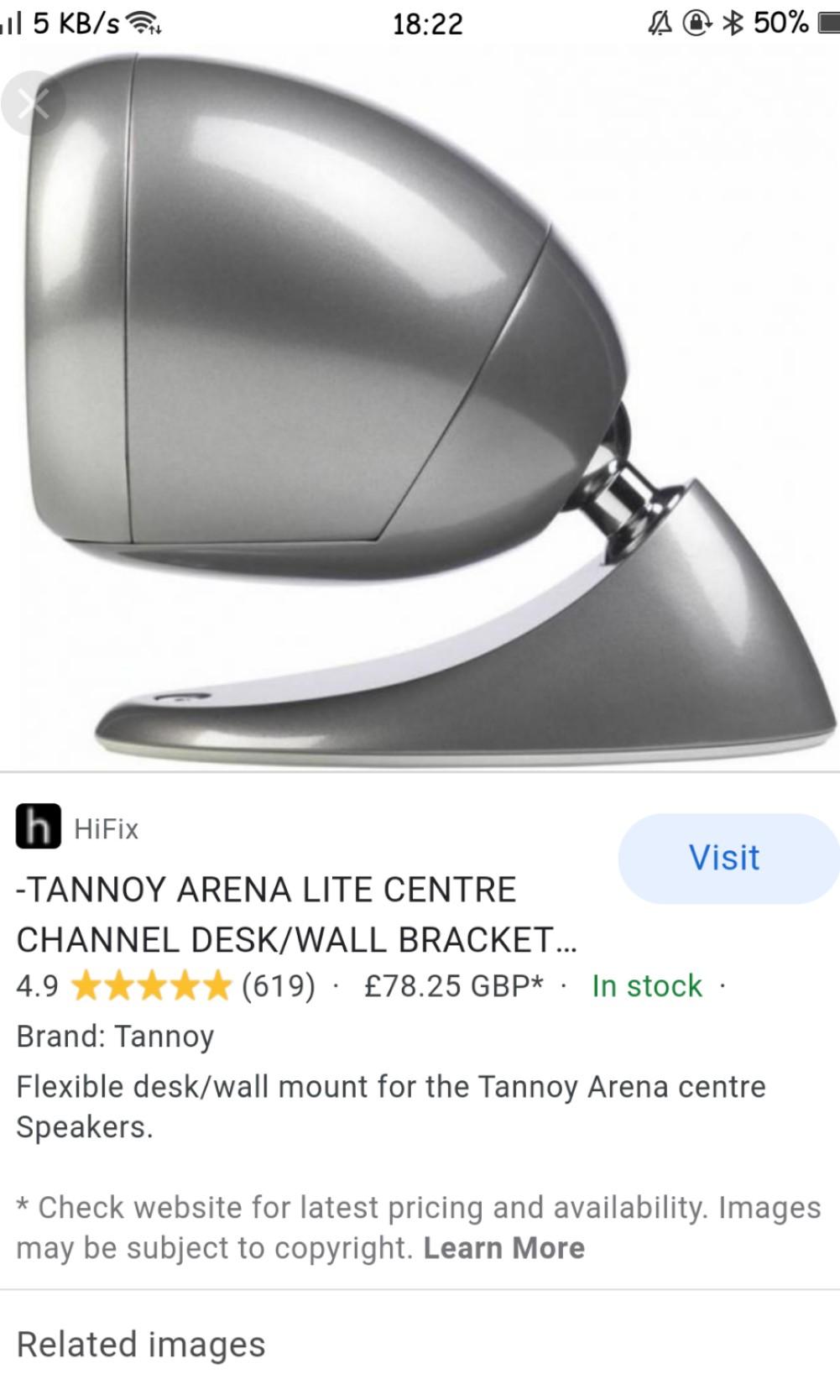 centre speaker bracket