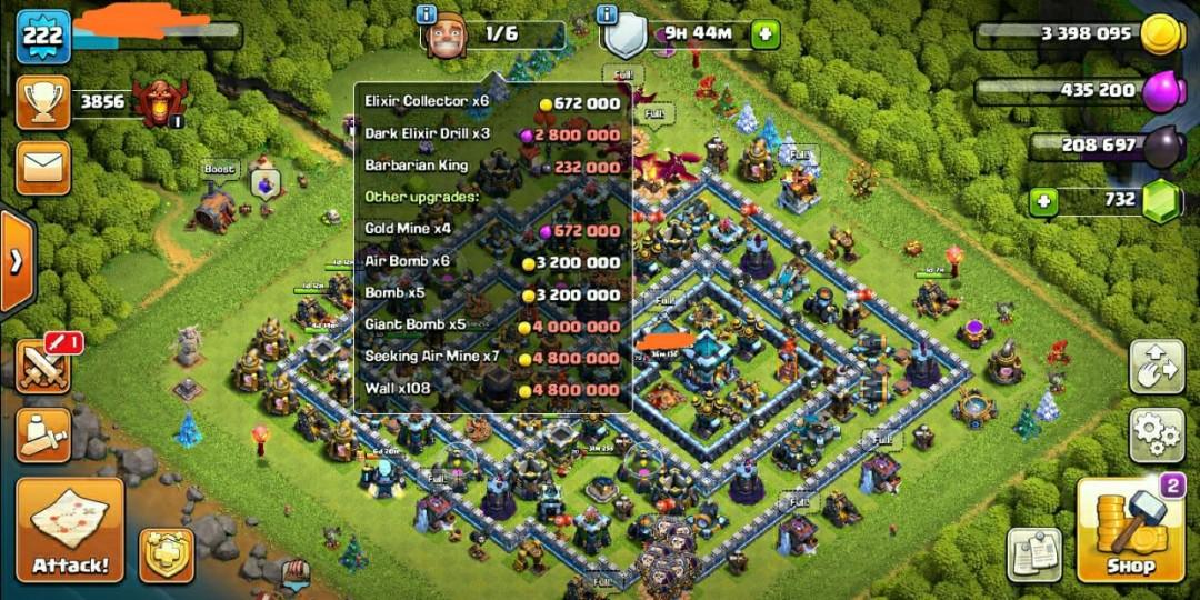 Th13 Clash Of Clans Account Video Gaming Gaming Accessories Game 