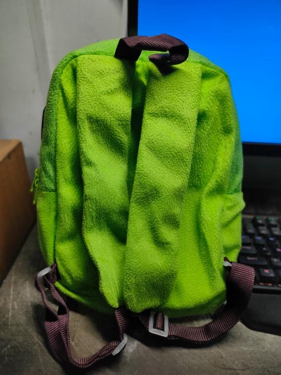 The Good Dinousaur Green Plush Backpack (Category: Diaper Bags & Wetbags) located in Manila. Submitted by anneesp (Listing ID 1007065300, Image 2). Description: Measurement: 10 inches in height Model: KOMIC 50-2-221-2506 Needs washing only due to storage #backpack #dinosaur #thegooddinosaur #disney #disneybackpack.